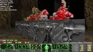 Doom 2: Equinox - MAP12 UV-Max in 15:27 (by vdgg)