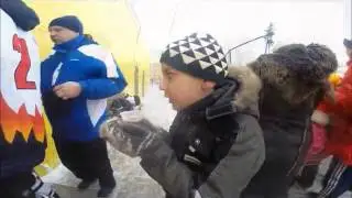 Ледовый праздник на улице Белозерская,район Бибирево 16 января