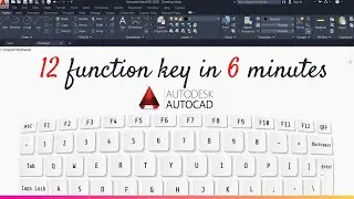 Function key in autocad with in 6 minutes | 