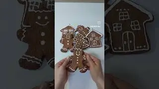 новогодняя игрушка Печенье (туалетная бумага+вода+клей и краски)