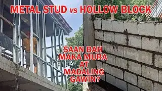 LOW BUDGET 2ND FLOOR | METAL STUD PARA SA 2ND FLOOR | dry wall | DIY
