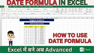 How to use Date Formula in Excel🔥 