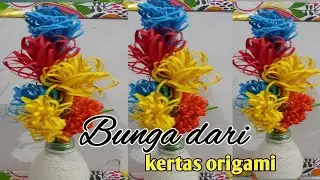 Bunga dari kertas origami |flower made from paper