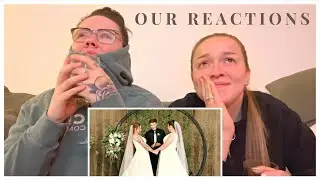 WATCHING OUR WEDDING VIDEO FOR THE FIRST TIME | Lesbian Wedding | WLW | *emotional reaction*
