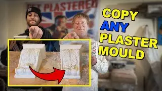How to Copy ANY Plaster Moulding / Molding with Rubber (Step-by-Step)