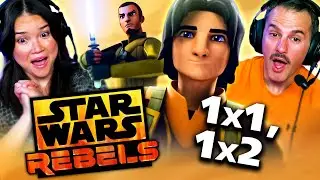 STAR WARS: REBELS Season 1 Eps 1 & 2 Reaction! | First Time Watch