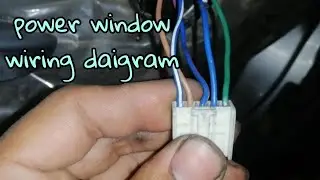 daihatsu hijet power window not working|| power window wiring daigram