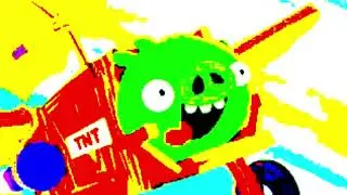 Bad Piggies Theme EXTREME EARRAPE  --  1 HOUR EXTENSION!!!