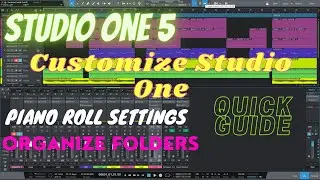 Customize Studio One Quick Guide