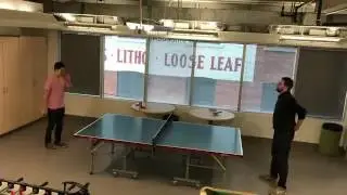 2016 OANDA Pingpong Tournament: Mike vs Ray timelapse