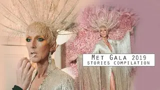 Celine Dion Met Gala 2019 - Instagram stories compilation