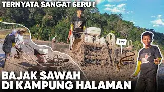 Keseruan Kami Bajak Sawah di Kampung Halaman Dari Pagi Hingga Senja