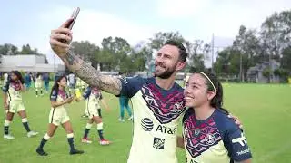 Detrás de cámaras Foto Oficial Club América 105 Aniversario