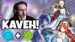 A quick look at Kaveh in a Lauma Nilou Team!