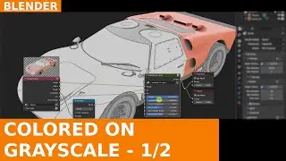 Partly Colored, Partly Grayscale Rendering | A Free Compositing Group for Blender | 1 of 2