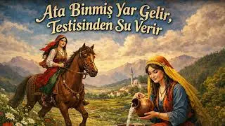 Ata Binmiş Yar Gelir -Testisinden Su Verir