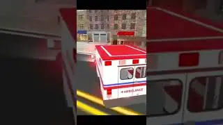American Ambulance Driving 911 Emergency Service #shorts