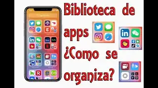 Como se organiza Biblioteca de apps en iOS 14