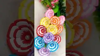 #papercraftforhomedecoration #diy #papercraft #flowers #paperflowercraft