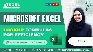 Microsoft Excel Power Up LOOKUP Formulas for Efficiency | NTW | Learning Hour Ep72