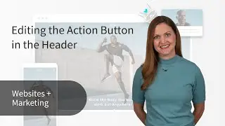 Editing the Action Button in the Header on Your GoDaddy Website - Website Builder Demo