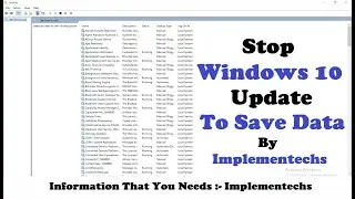 Stop windows 10 update & save data | Windows update kese band kare?