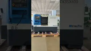 Токарный станок c ЧПУ с горизонтальной станиной MetalTec CK 35x400 