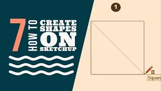 How to Create 2D Shapes on SketchUp