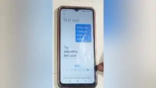 How to decrease text size in redmi 8, decrease text size setting