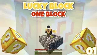 TIDAK HOKI SAMA DENGAN MATI!!! MINECRAFT TAPI LUCKY BLOCK ONE BLOCK 01