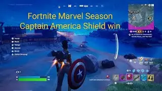 Fortnite Marvel Season Captain America Shield win