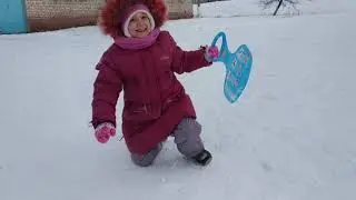 Настёна  Зимняя  горка 2021