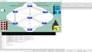 Computer Graphics Mini Project Using OpenGL | With Source code |Network Congestion Control