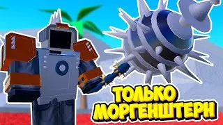Я ИСПОЛЬЗОВАЛ ТОЛЬКО МОРГЕНШТЕРНА В ТУАЛЕТ ТАВЕР ДЕФЕНС! TOILET TOWER DEFENSE ROBLOX