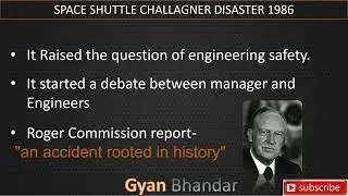 Morbi Bridge Accident and Space Shuttle Challange Accident 1986