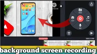 background screen recording editing tutorial 😱 kinemaster