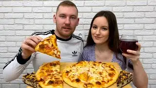 МУКБАНГ ПИЦЦА ПЕППЕРОНИ ГАВАЙСКАЯ ЧИЗКЕЙК АРАХИСОВЫЙ MUKBANG PEPPERONI PIZZA HAWAIIAN CHEESECAKE