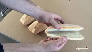 Buns/ Hamburgers/ Baguette Partial cut Slicer, Gasparin slicer mod. 3000/5000