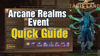 Tarisland Arcane Realms Challenge Event Mode - Qucik Guide For Healers - Beginner's