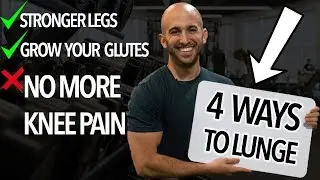 4 LUNGE WORKOUTS FOR BEGINNERS (How to Lunge with Perfect Form)
