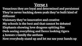 4 Houses 1 Family Lyrics