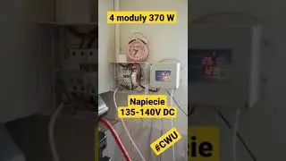 Dobrze obliczona grzałka do 4 paneli fotowoltaicznych grzeje CWU z pełną mocą.