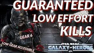 Galactic Conquest Sector 5 Hard - Open Fire - Guaranteed, Low Effort Kills | SWGoH