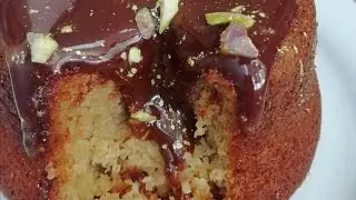 Torta de Naranja con salsa de caramelo al chocolate 🍫 🤤 😋