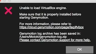 Genymotion Virtualization,engine not found. Plugin loading aborted FIX