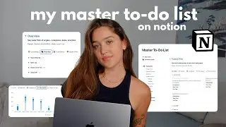 how I plan my life on Notion when I feel overwhelmed ⭐️ my master to-do list