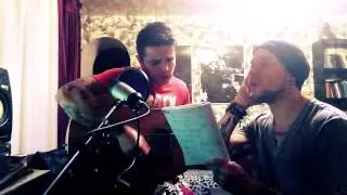 Working on a song with Paul Yavorski