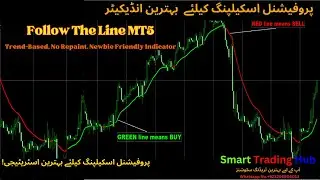 Follow The Line MT5 | Trend-Based, No Repaint, Newbie Friendly Indicator!