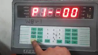 How to E315 Weighing Indictor setting in Computer by Care International Scale
