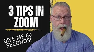 3 New Zoom Tips and Tricks - In 60 seconds!